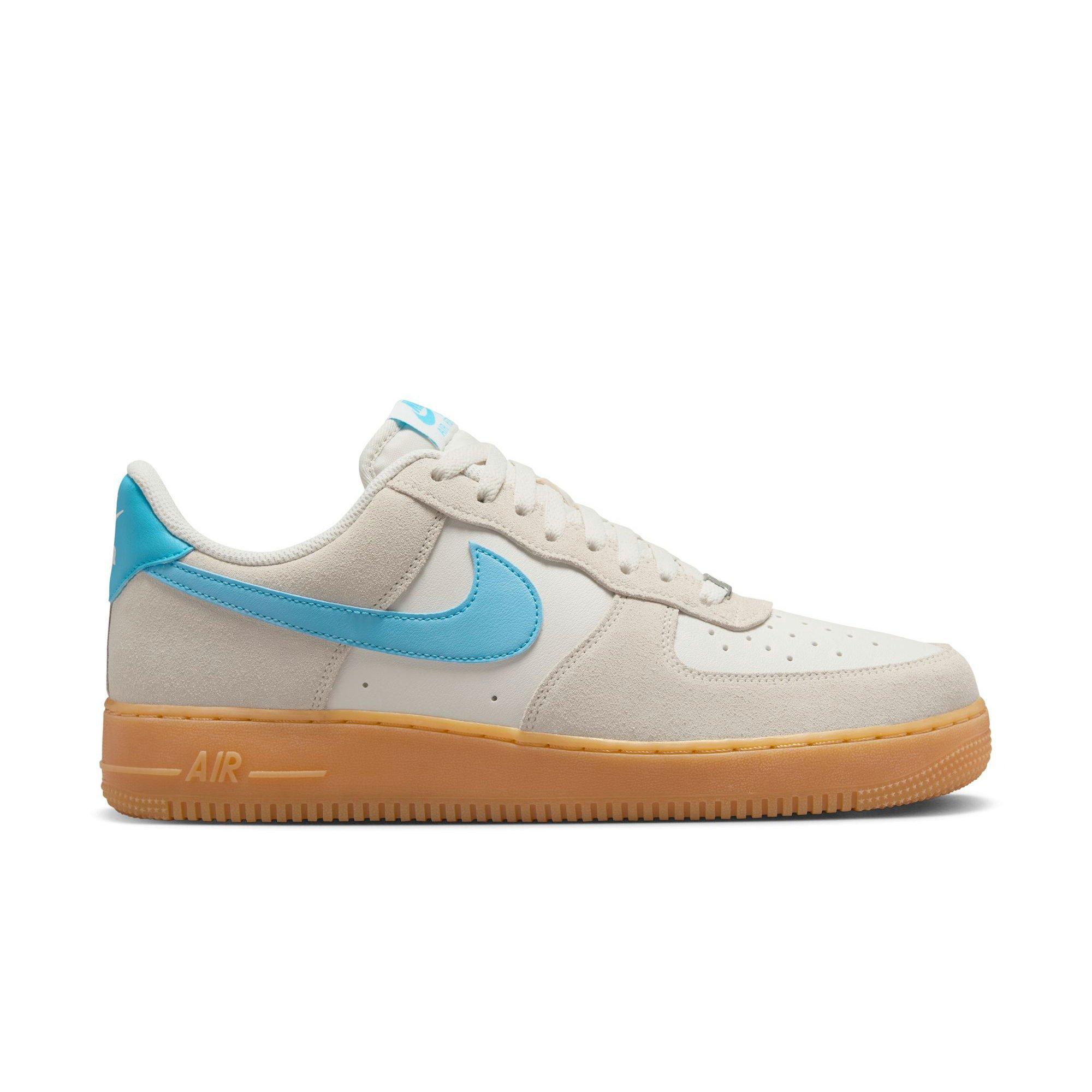 Nike Air Force 1 '07 LV8 "Phantom/Baltic Blue/Gum Yellow" Men's Shoe - GREY/BLUE